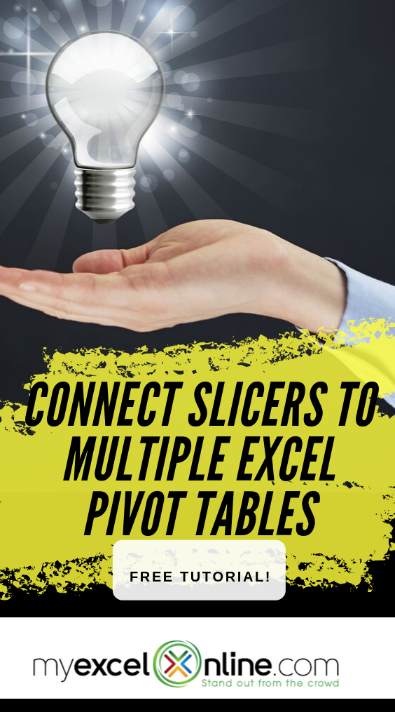 excel slicer report connections multiple